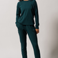 Women's Plain Bamboo Jogger & Pullover Set