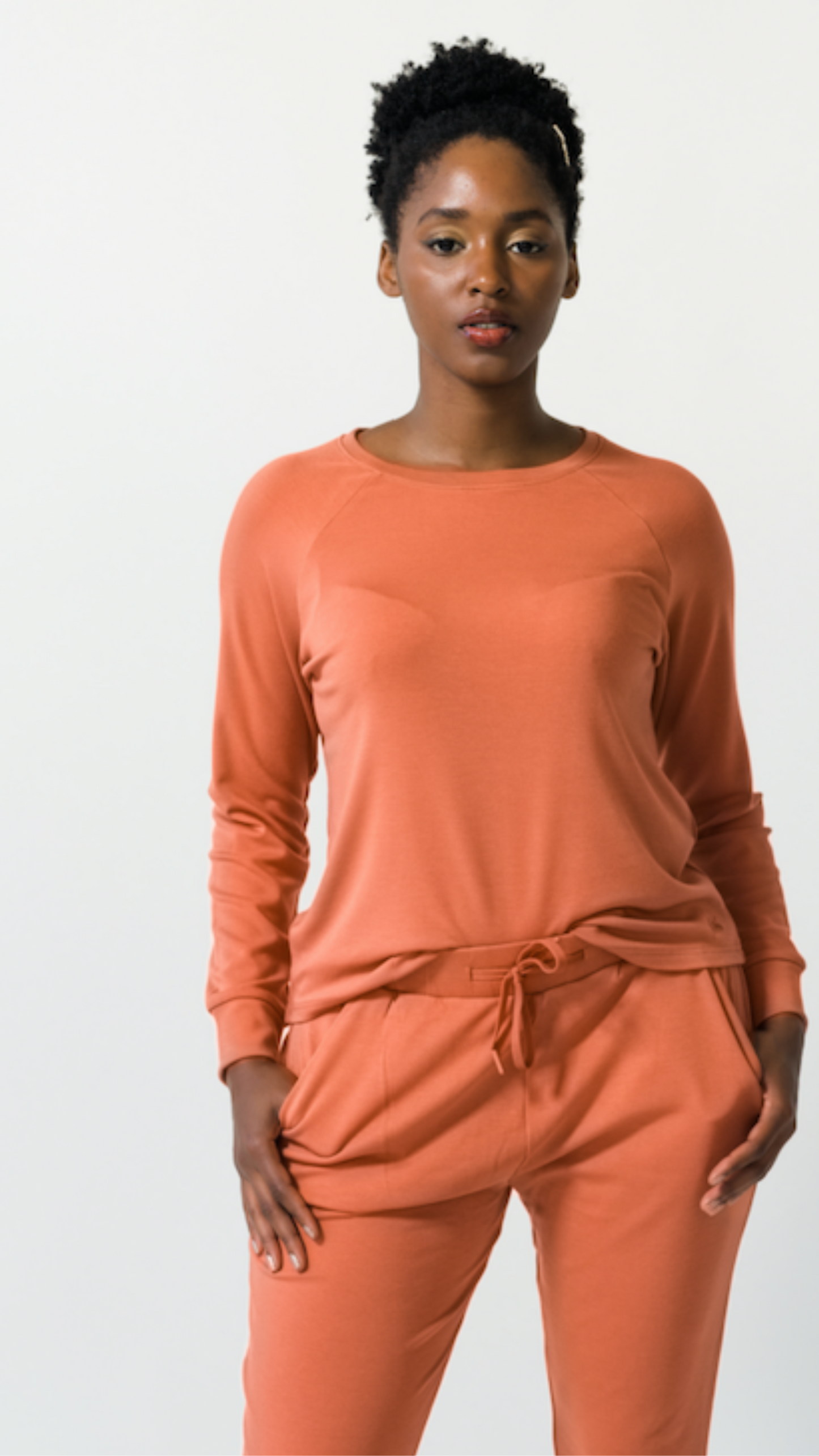 Women's Plain Bamboo Pullover