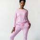 Women's Plain Bamboo Jogger & Pullover Set