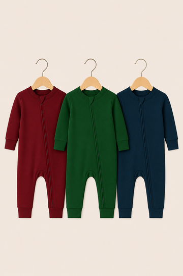 The Midnight Bodysuit Bundle - Pine | Navy | Burgundy