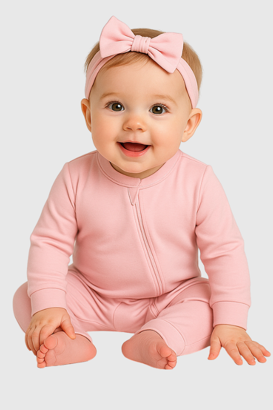 The Gentle Bodysuit In Blush Pink