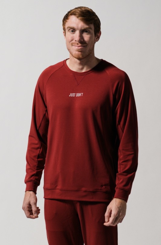 Men's 'Just Don't' Bamboo Full Sleeve Pullover