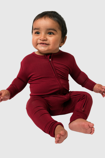 The Gentle Bodysuit In Burgundy