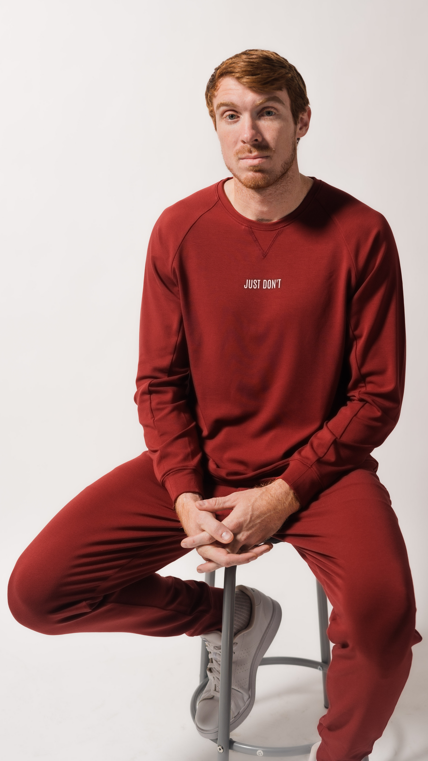 Men's 'Just Don't' Bamboo Jogger & Pullover Set