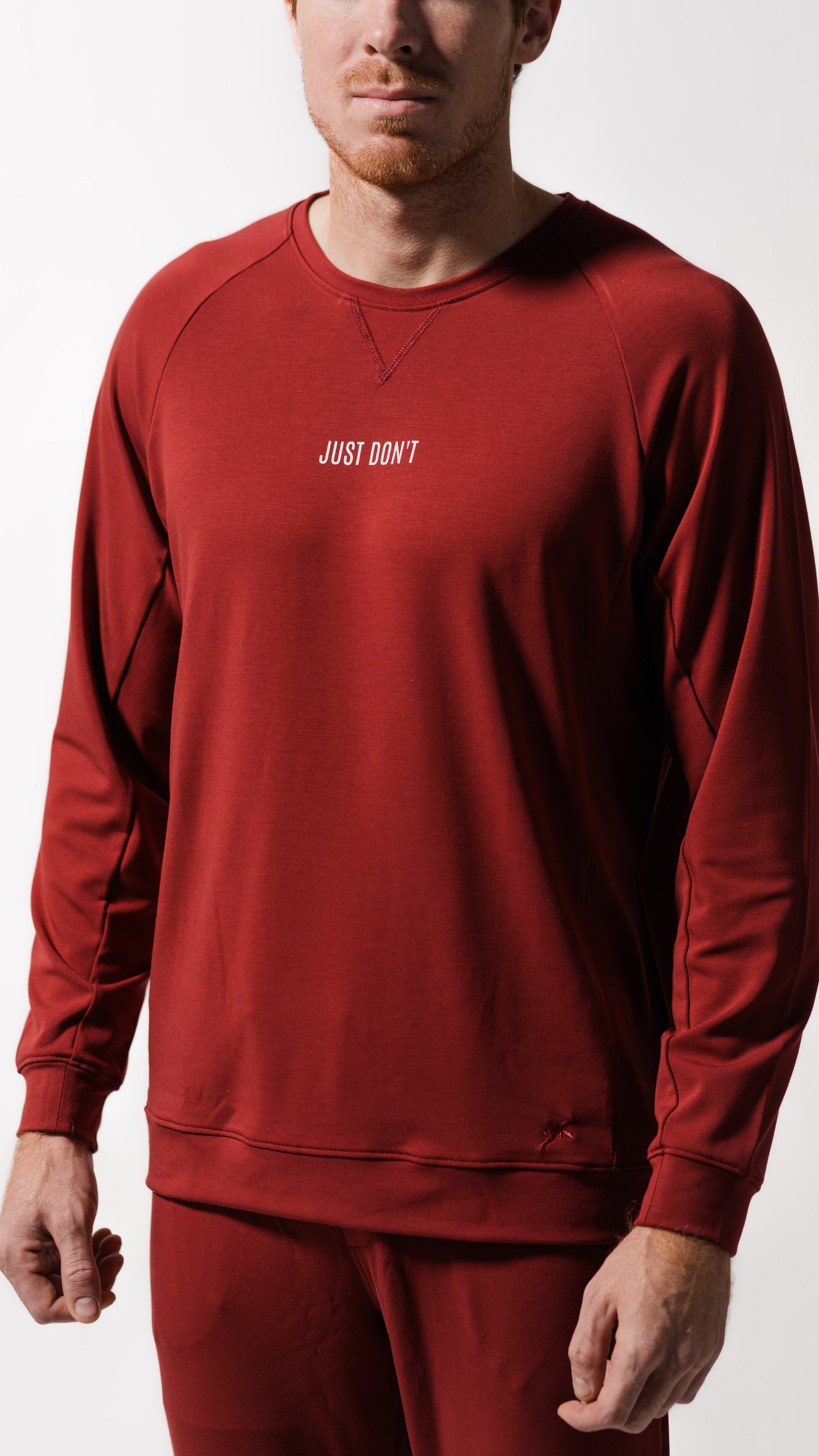 Men's 'Just Don't' Bamboo Jogger & Pullover Set