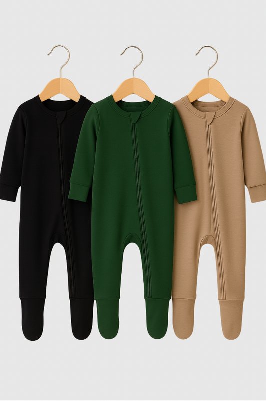 The Classic Bodysuit Bundle - Taupe | Forest Green | Black