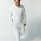 Men's Plain Bamboo Pullover and Jogger Set