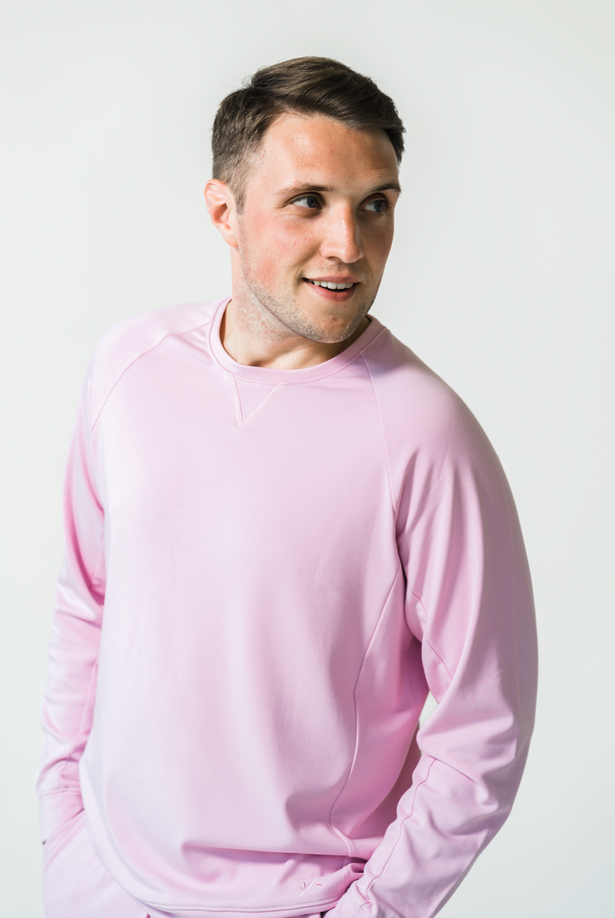 Men's Plain Bamboo Full Sleeve Pullover