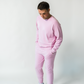 Men's Plain Bamboo Pullover and Jogger Set