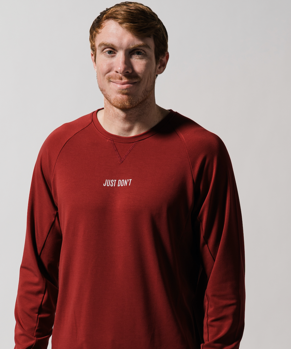 Men's 'Just Don't' Bamboo Full Sleeve Pullover