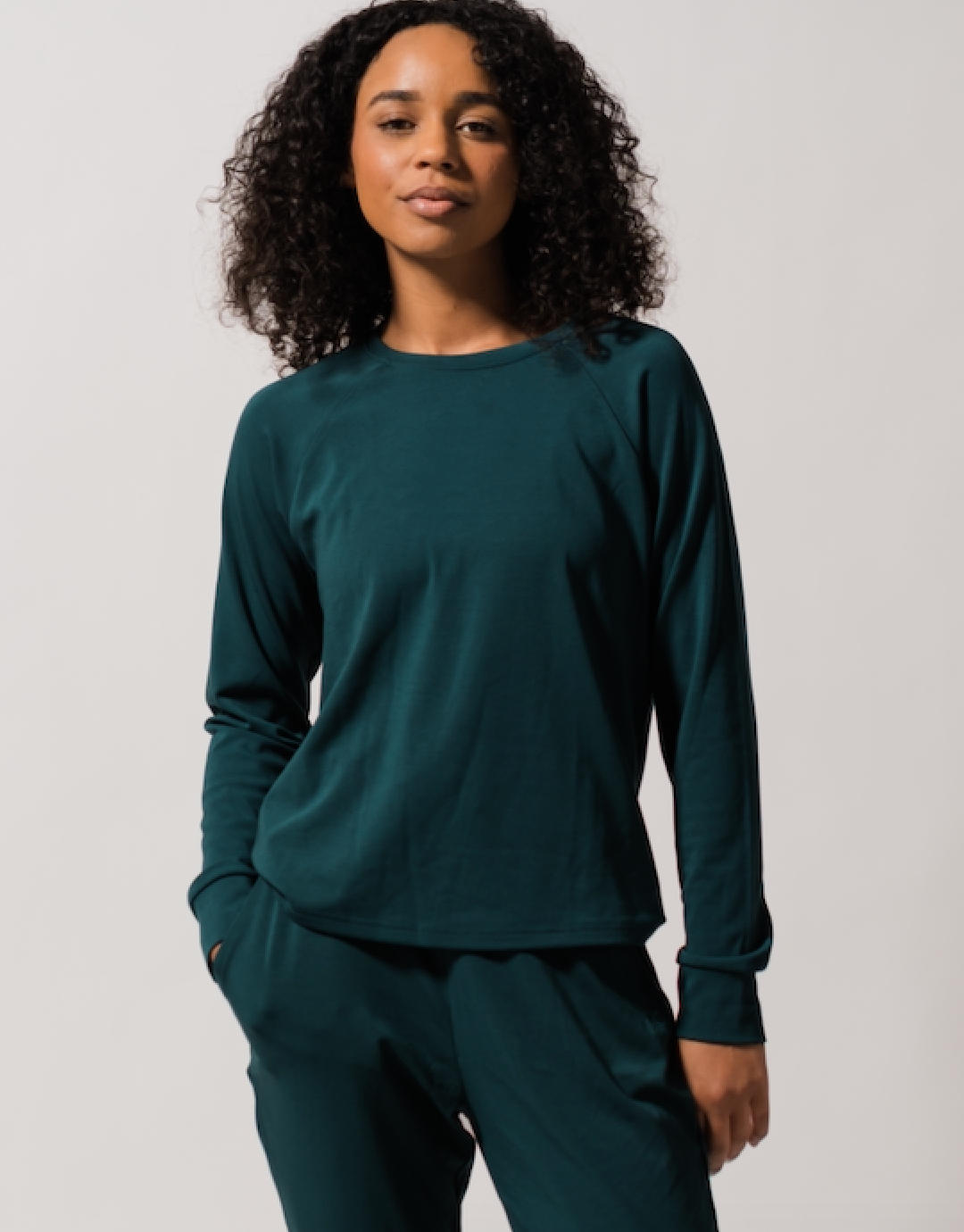 Women's Plain Bamboo Pullover